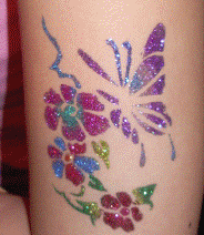 Glittertattoo